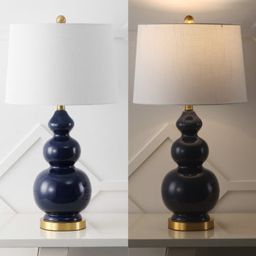Bowen 27.5" Ceramic LED Table Lamp - JONATHAN Y